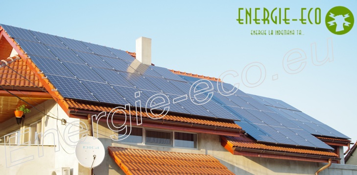 Sistem fotovoltaic 14KW instalați - back-up și grid interactiv