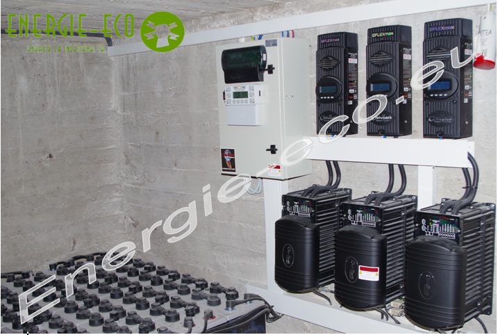 Sistem fotovoltaic 14KW instalați - back-up și grid interactiv